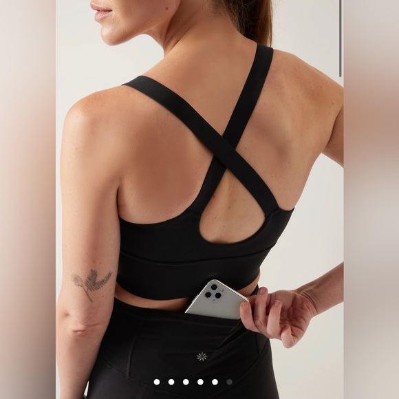 NEW! Brand new Athleta Ultra High Rise Elation Tight in black with back pocket. - Picture 3 of 5